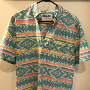 EUC chubbies button down shirt